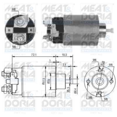 Solenoid Switch, starter